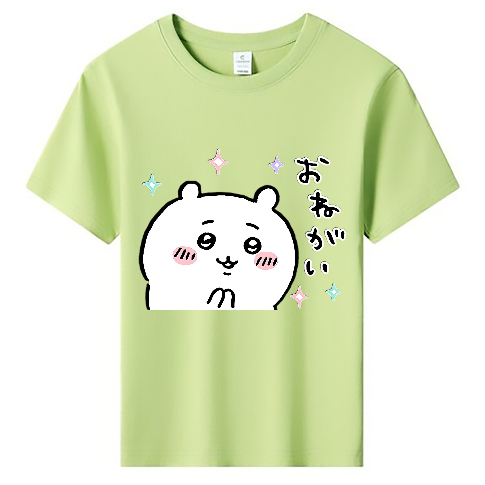 （画像用） ちいかわ ちいかわ Chii-kawa chiikawa 綿100％キッズTシャツ（フロントプリント）